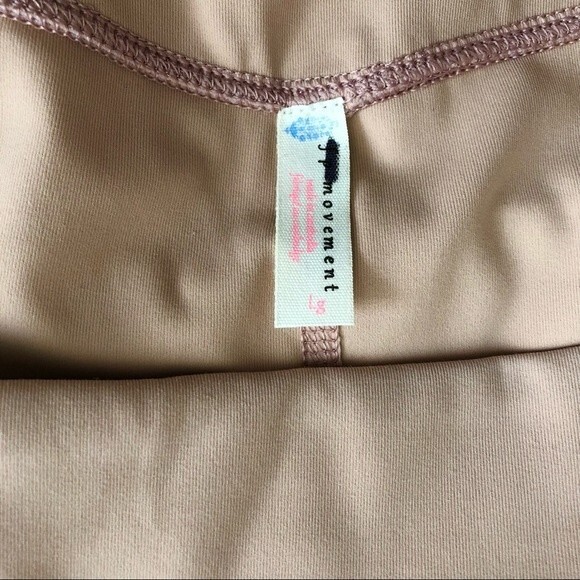 NEW Free People X FP Movement On Cloud Nine Legging Pink Pearl Size Large - Picture 10 of 11